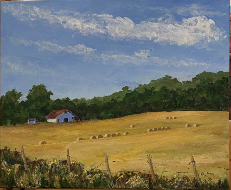 August Afternoon — Acrylic by Janette Dickerson